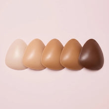 The Sculpt in all five shades, Porcelain to Cocoa, side by side